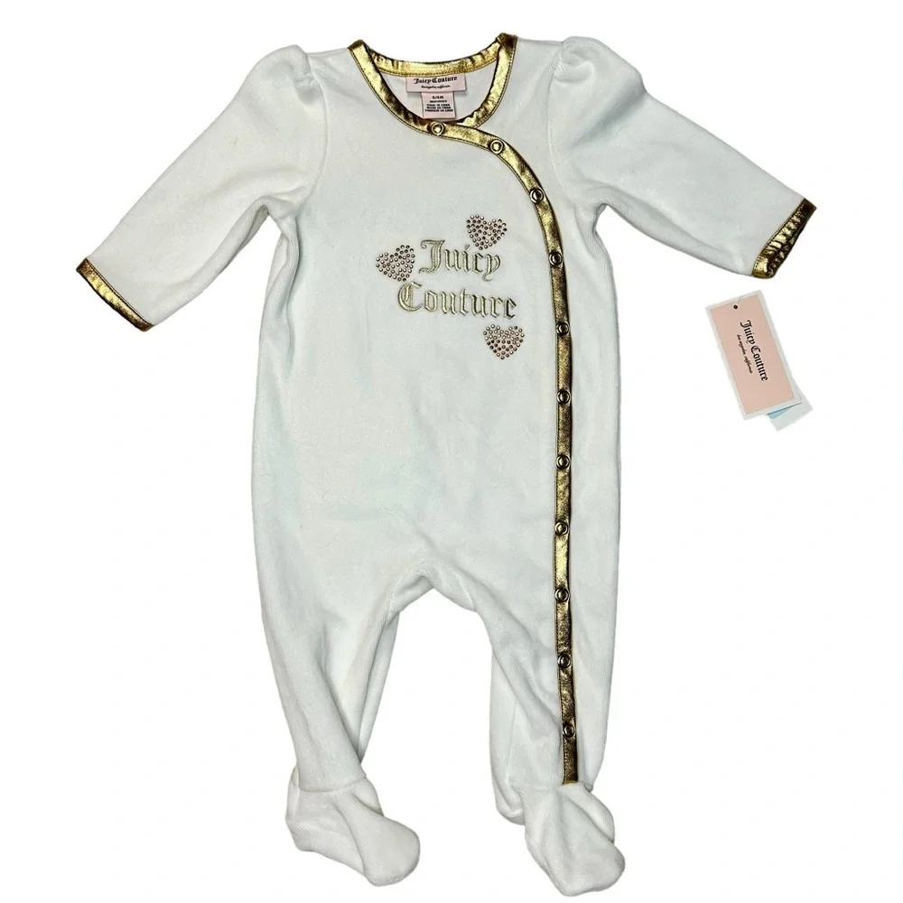 Juicy Couture‎ Velour Footie Playsuit